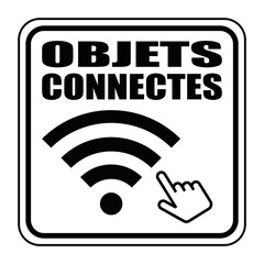 Logo objets connectés.