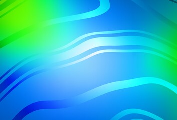 Light Blue, Green vector abstract blurred background.