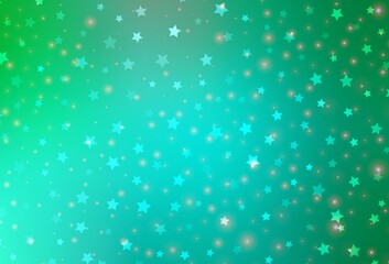 Light Green vector pattern in Christmas style.