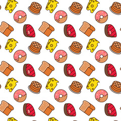 Food Seamless Pattern Design