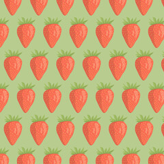 Strawberry Seamless Pattern