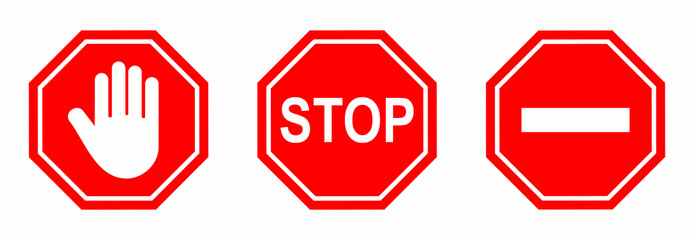 red stop sign, traffic red stop sign, red stop sign vector, red stop sign symbol