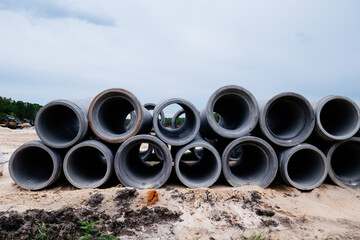 a house construction site in a florida community