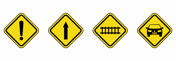 warning traffic sign icon, warning traffic sign vector, warning traffic sign symbol