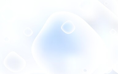 Light BLUE vector template with abstract circles.