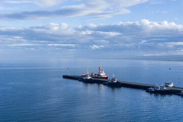 Ships, Punta Arenas, Chile