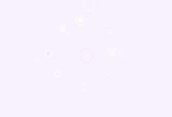 Light Pink, Blue vector pattern with spheres.