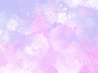 Pink purple pastel art painting sky background