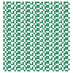 green and white pattern