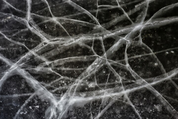 crushed ice glass cracks background, abstract seasonal background, pieces of ice crushed sharp overlay
