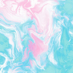 pink blue teal pastel rainbow holographic waves abstract holo light marble background