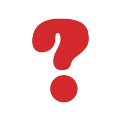 Question mark sign icon. Help symbol. FAQ sign. Flat design style. Vector illustration