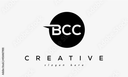 BCC Creative Circle Letters Logo Design Wall | Wallpaper Murals-forhad