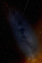 Jupiter and Saturn on a clear night