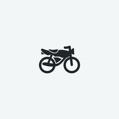 Fototapeta na wymiar Motorbike vector icon illustration sign