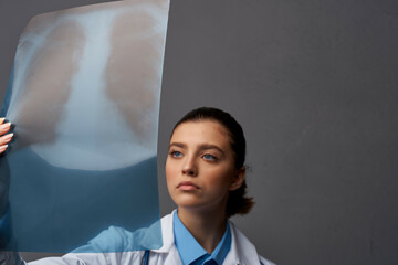 doctor radiologist examination x-ray health