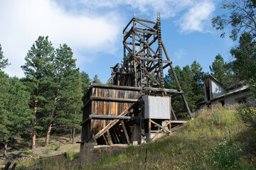 Fototapeta na wymiar Abandoned Mining Structture