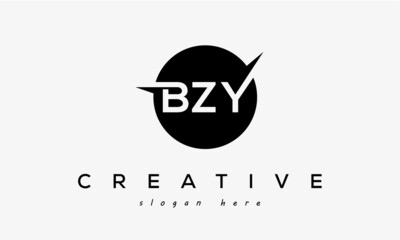 BZY creative circle letter logo design victor
