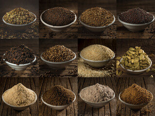 Fennel, Black tee, Cumin, Black mustard seeds, Cloves Coriander, Sesame seeds, Green cardamom, Asafoetida powder, Thymol seeds, Black salt, Garam Masala Chai