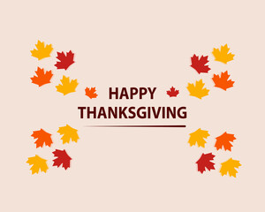 Happy Thanksgiving Day Simple Greeting