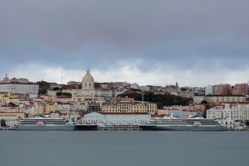 View on Lisbon from the river