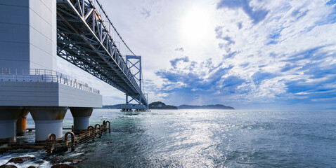 鳴門海峡大橋　渦潮　【 関西 の 人気 観光 スポット 】