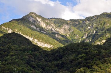 landscape with mountains