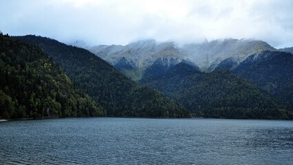 lake in the mountains
