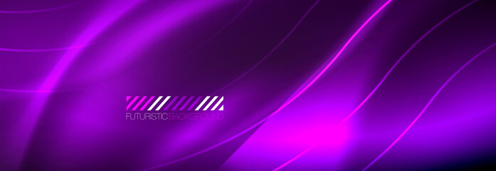 Neon dynamic beams vector abstract wallpaper background. Wallpaper background, design templates for business or technology presentations, internet posters or web brochure covers