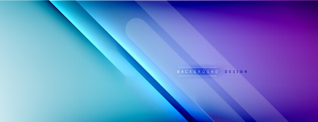 Abstract background. Shadow lines on bright shiny gradient background.