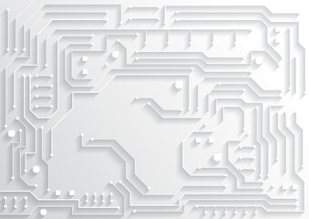 Circuit technology background with hi-tech digital data connection system