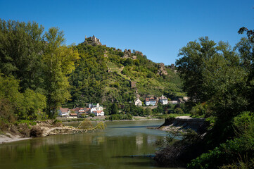 Fototapeta premium Ritterburg Dürnstein im Weltkulturerbe der Wachau