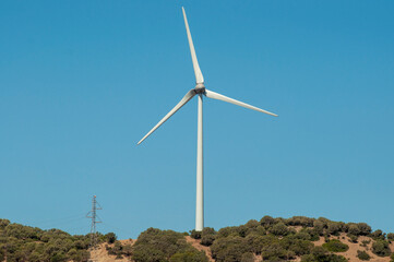 Molino de viento, energía renovable