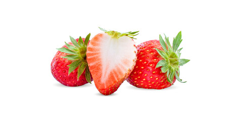 Strawberry isolated on white background