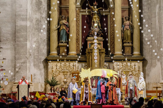 Cavalcade of the Magi, Llucmajor, Majorca, Balearic Islands, Spain