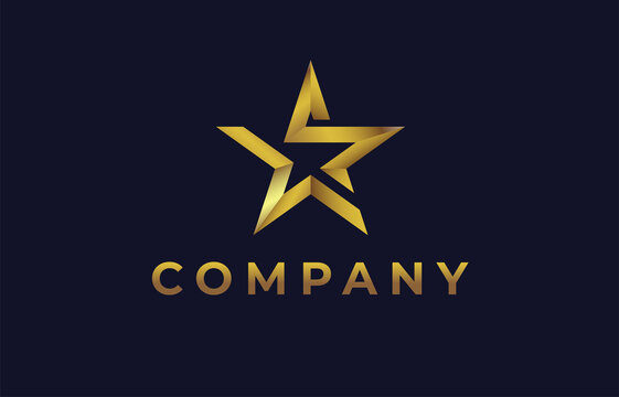 Initial TS Star Logo. flat design logo inspiration.  vector Illustration