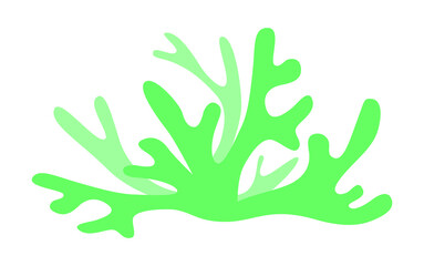 Icelandic moss is a flat green shade for a logo or icon