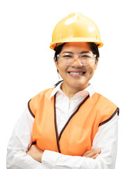 Female asian engineer or technician