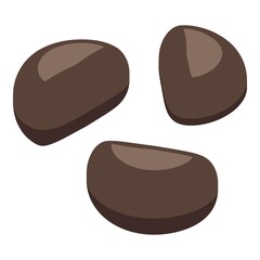 Baobab seeds icon isometric vector. Tree african. Savanna seed
