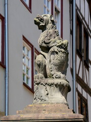 hessischer Löwe in Marburg
