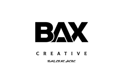 BAX creative three latter logo design