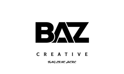 BAZ creative three latter logo design
