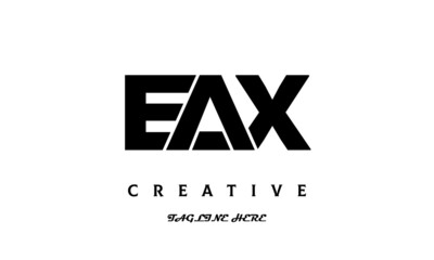 EAX creative three latter logo design
