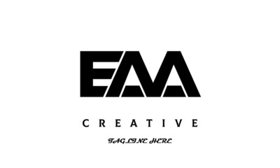 EAA creative three latter logo design