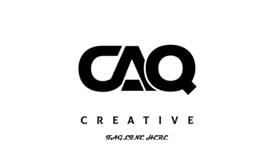 CAQ creative three latter logo design