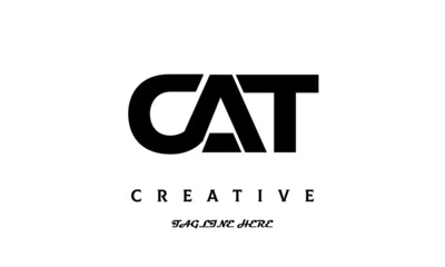CAT creative three latter logo design