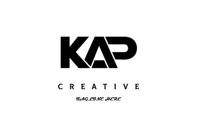 KAP creative three latter logo design