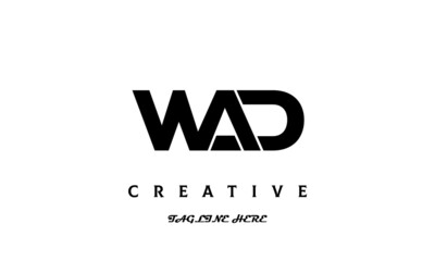 WAD creative three latter logo design