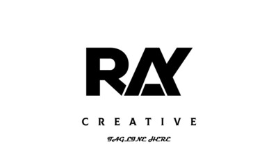 creative three latter RAY logo design