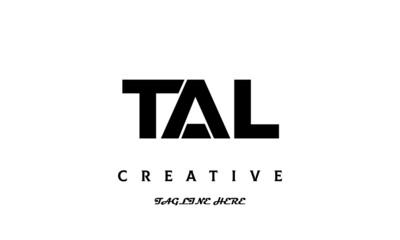 creative three latter TAL logo design